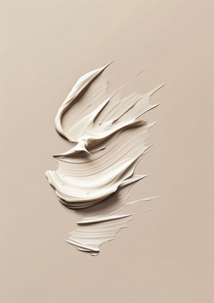 Facial cream creativity abstract crumpled.