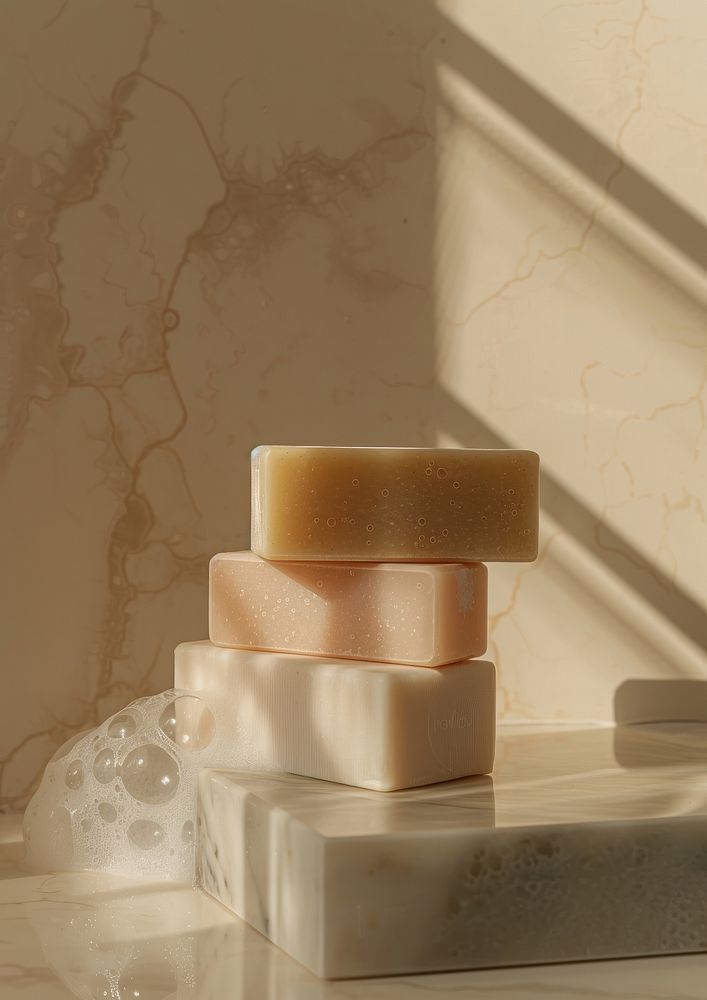 Bar soaps parmigiano-reggiano simplicity lighting.