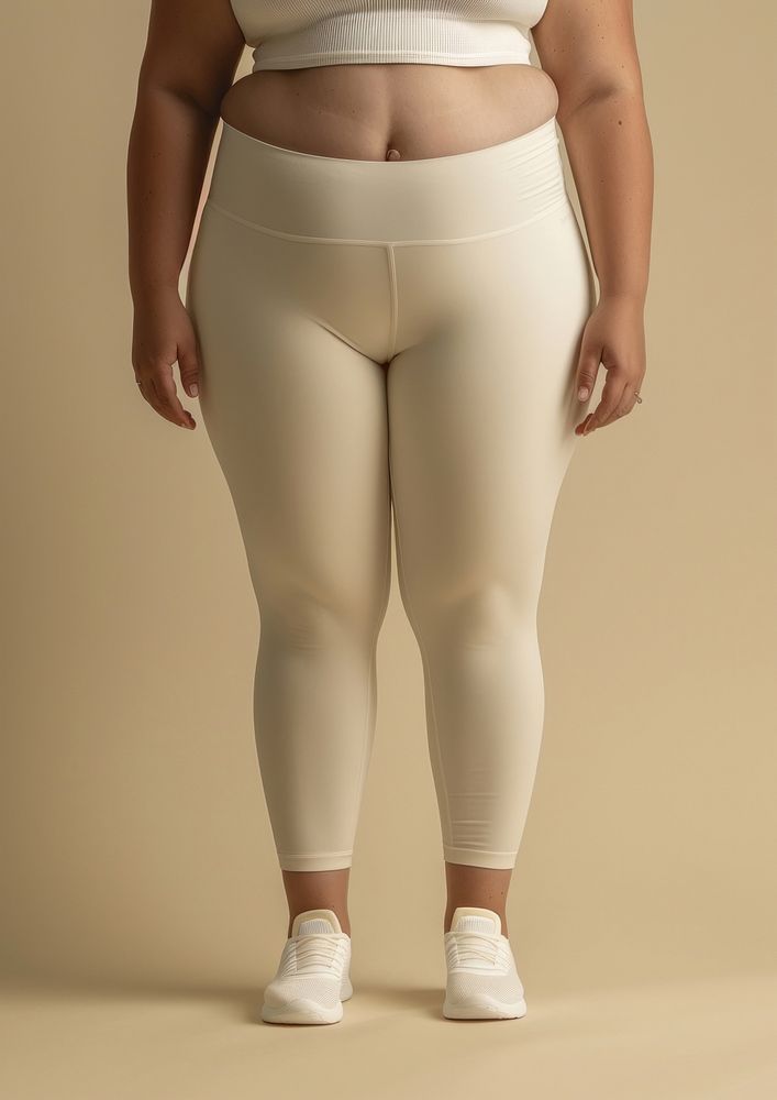 Blank cream sport spandex sportswear fashion apparel adult.