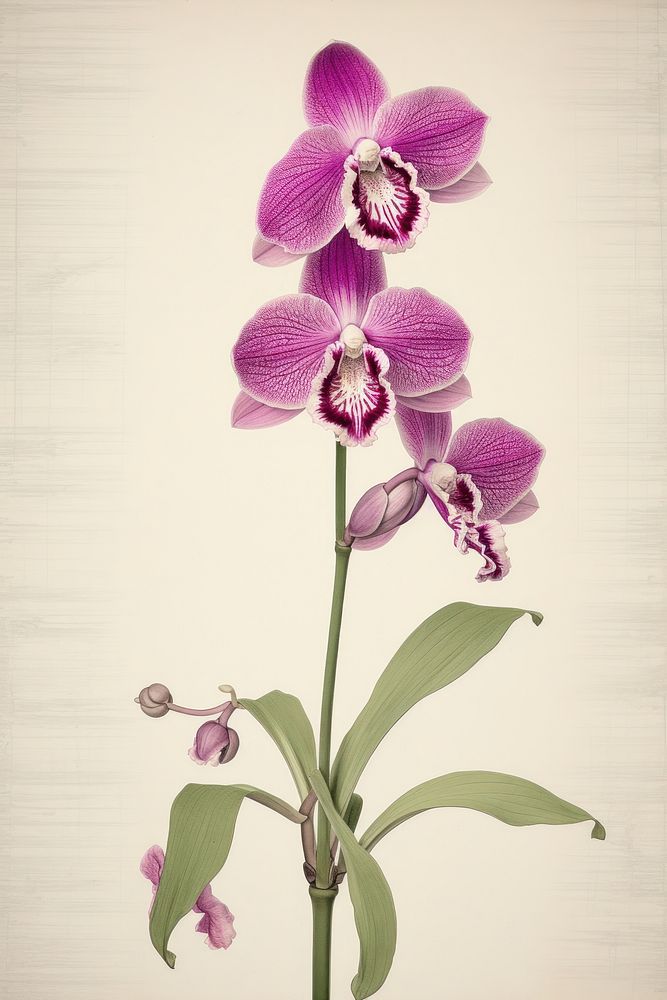 An isolated royal orchid flower petal plant.