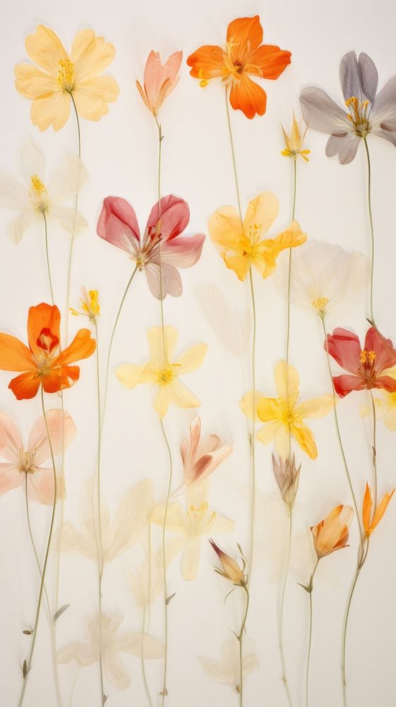 Real pressed only petal spring flowers plant wall art.
