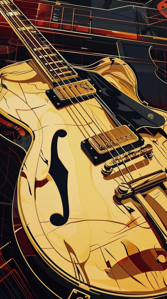 A guitar backgrounds creativity fretboard.