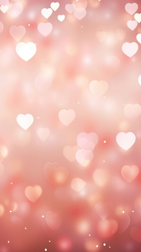 Love pattern bokeh effect background backgrounds nature pink.