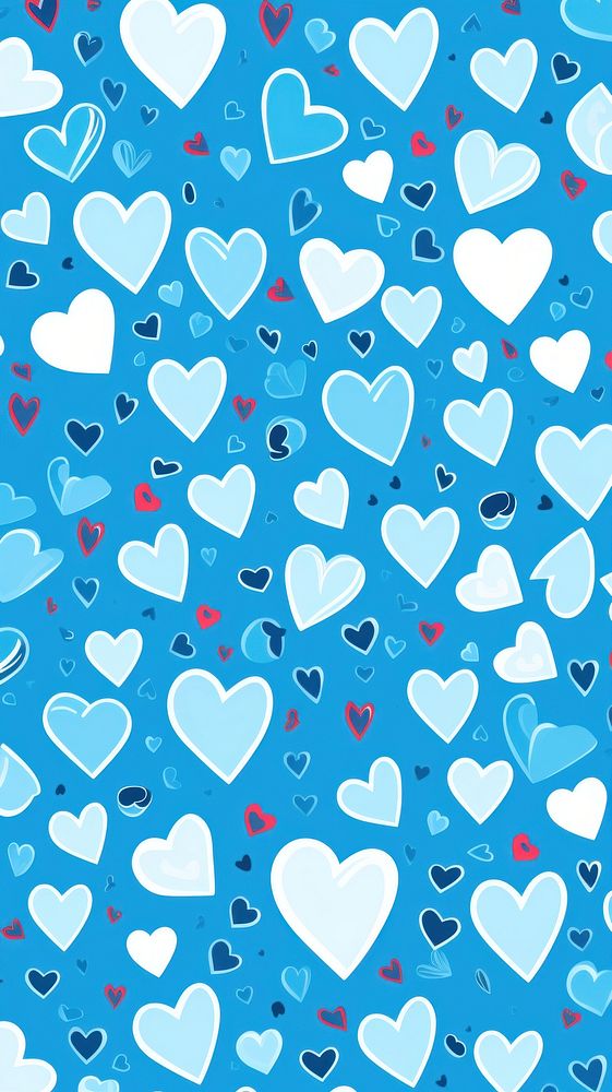 Pastel small Heart love doodle backgrounds pattern heart.