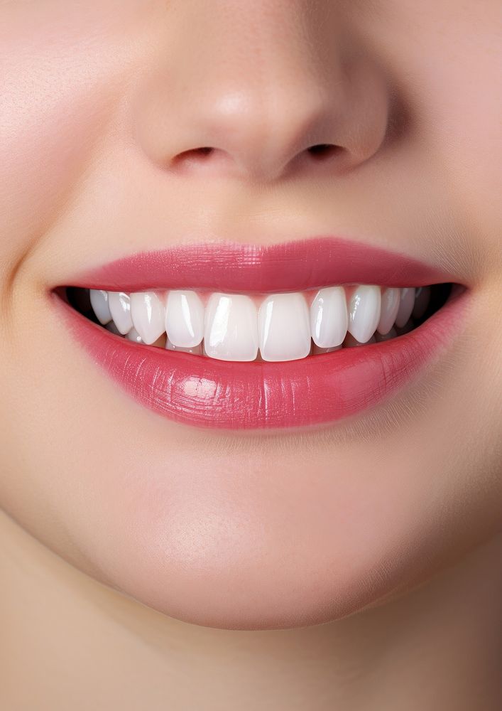 Dental teeth white skin.