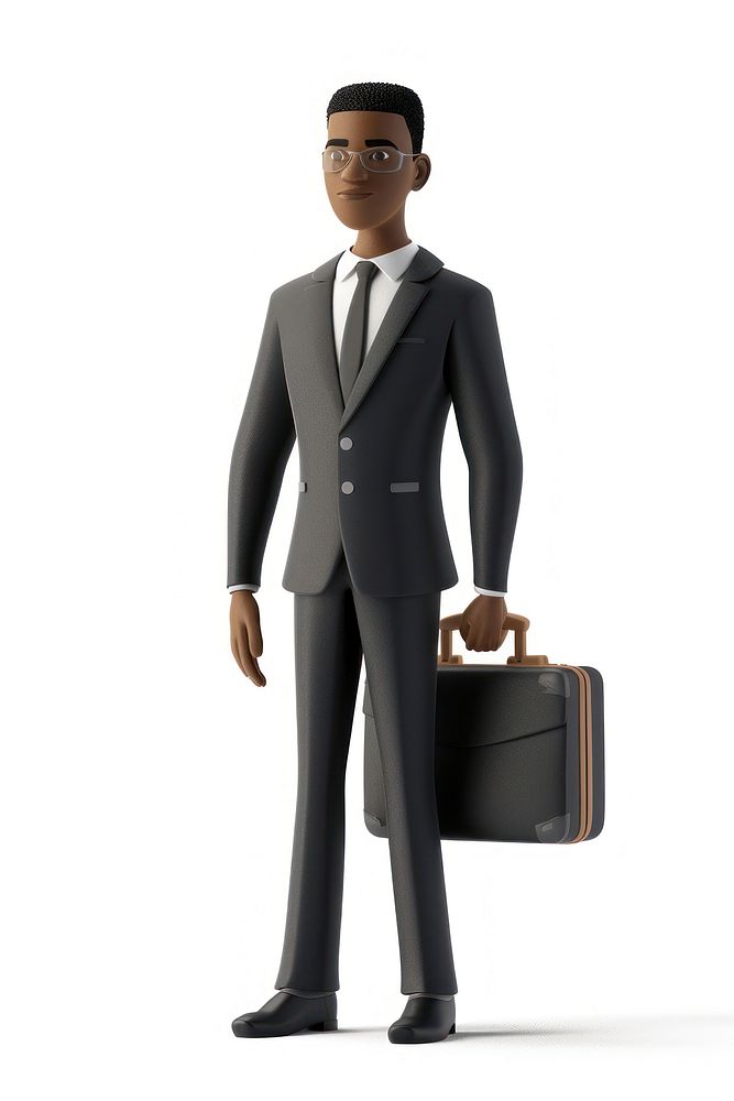 African american business man briefcase tuxedo adult.