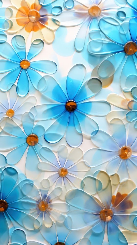 Flowers pattern art backgrounds.
