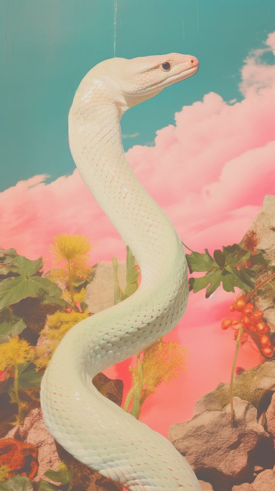 A snake reptile animal art.