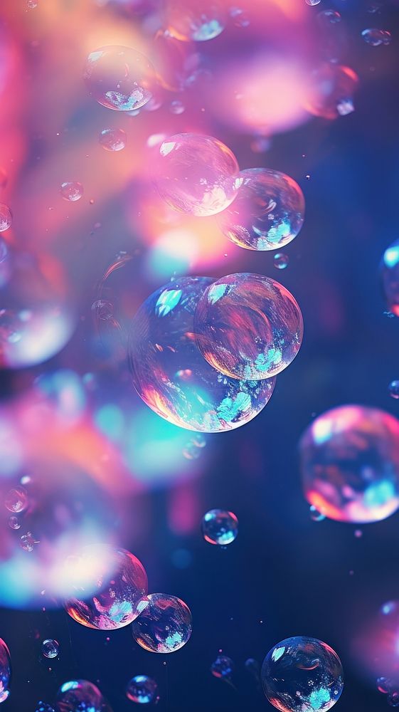 Beautiful bubble backgrounds sphere transparent.