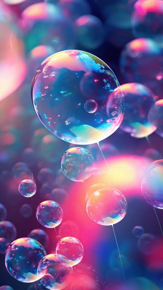 Beautiful bubble backgrounds sphere transparent.