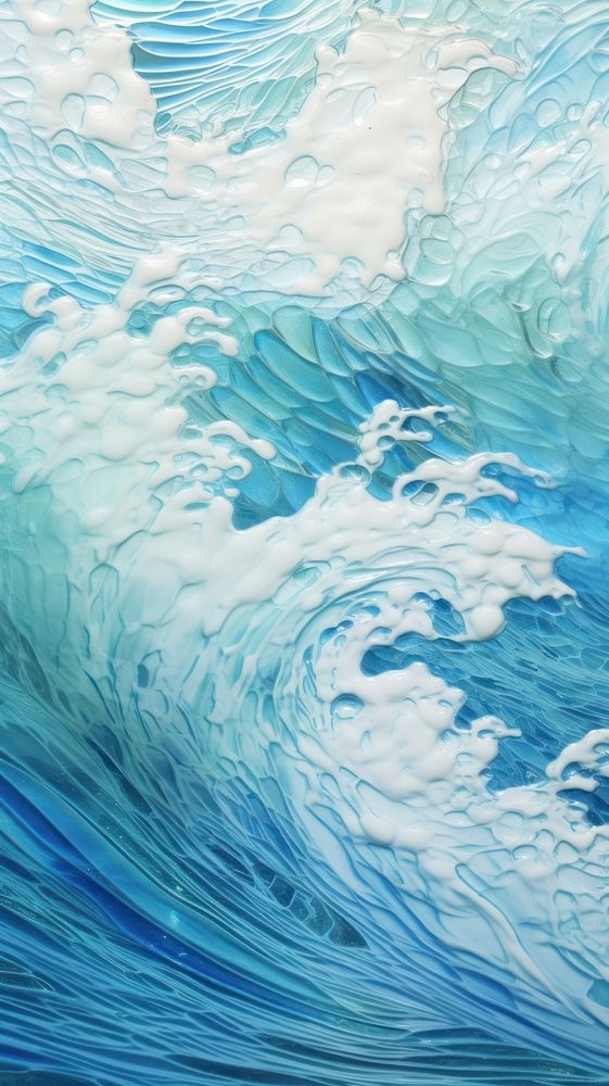 Ocean wave art backgrounds painting.
