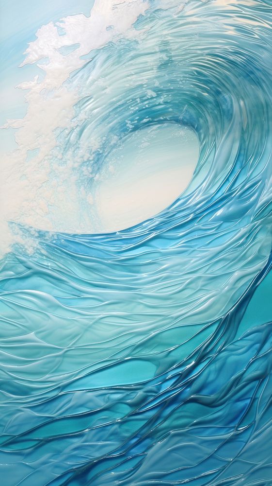 Ocean wave pattern art backgrounds.
