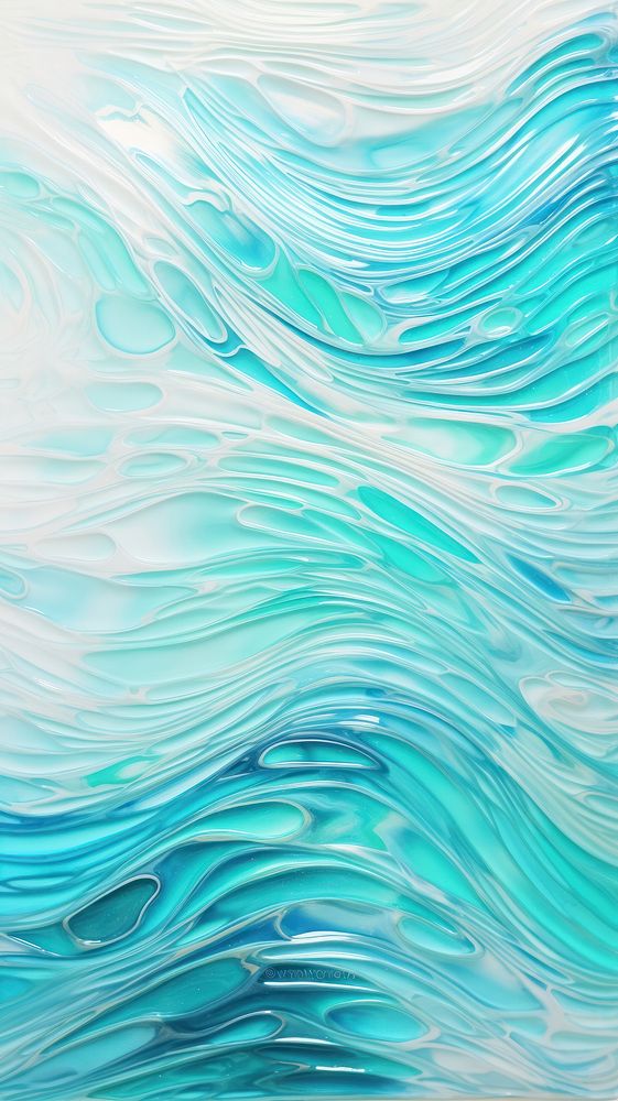 Sea wave turquoise texture nature.