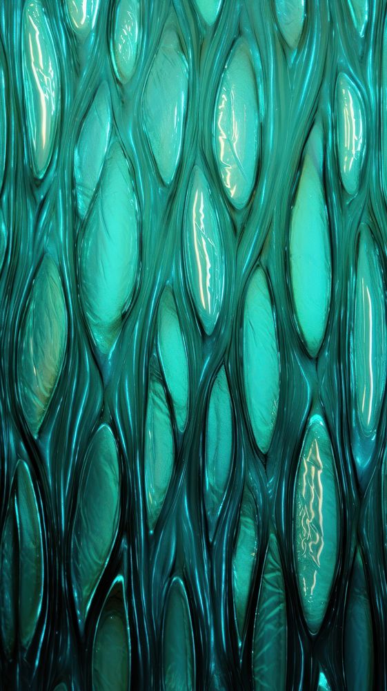 Waterfall glass fusing art pattern backgrounds turquoise.