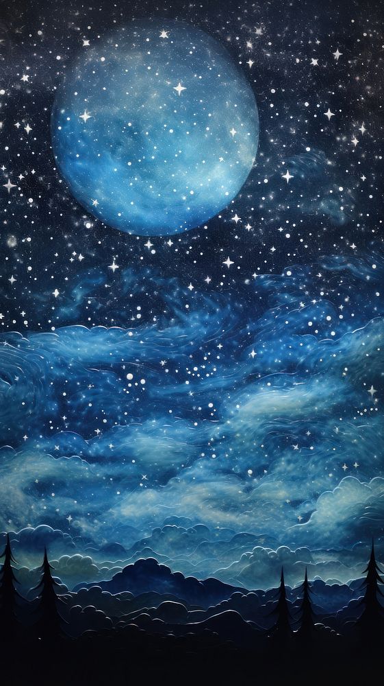 Night sky glass fusing art astronomy outdoors nature.