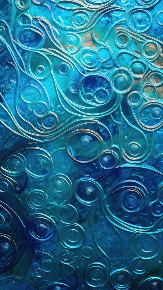 Ocean glass fusing art backgrounds turquoise textured.