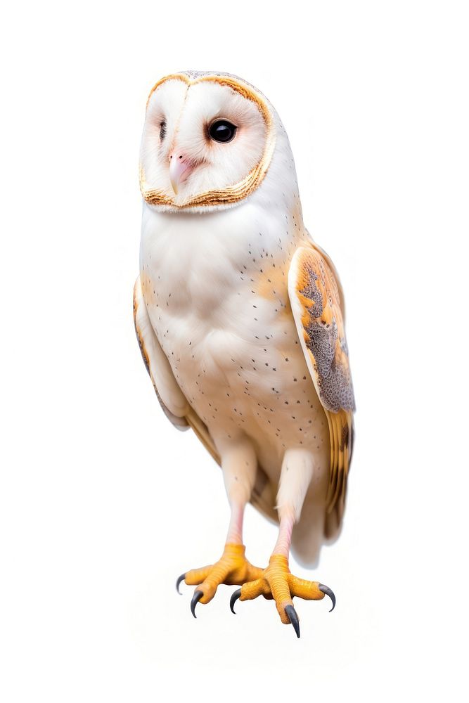 Barn owl animal mammal bird.