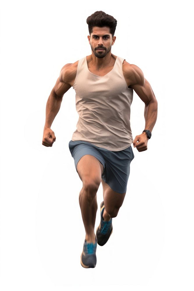 Latin man exercise jogging running shorts.