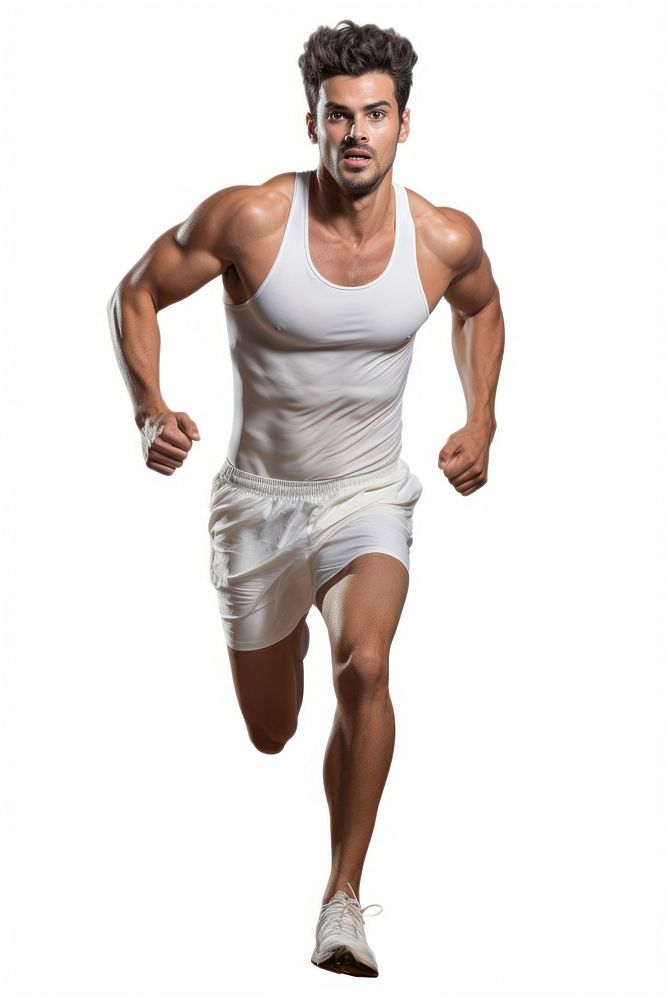 Latin man exercise jogging shorts adult.