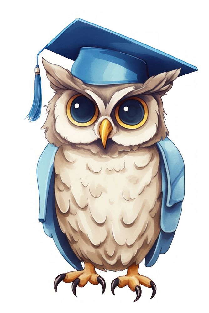 Owl graduation bird intelligence.