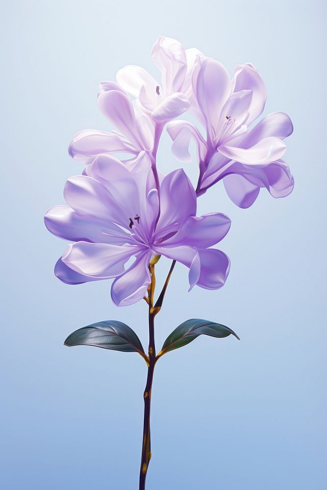 A lilac flower isolated on clear solid background blossom plant inflorescence.