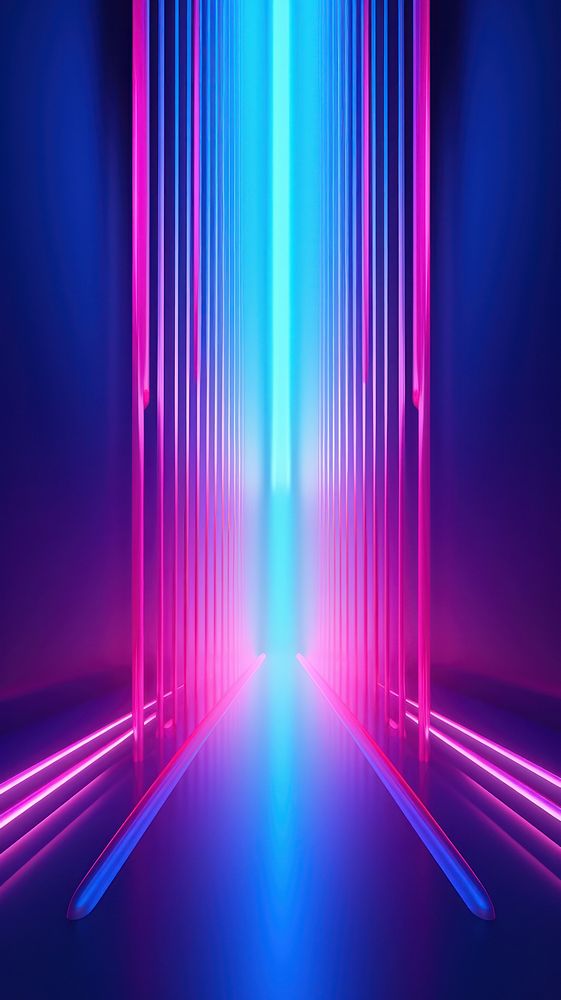 Neon background with ascending pink and blue backgrounds abstract lighting.