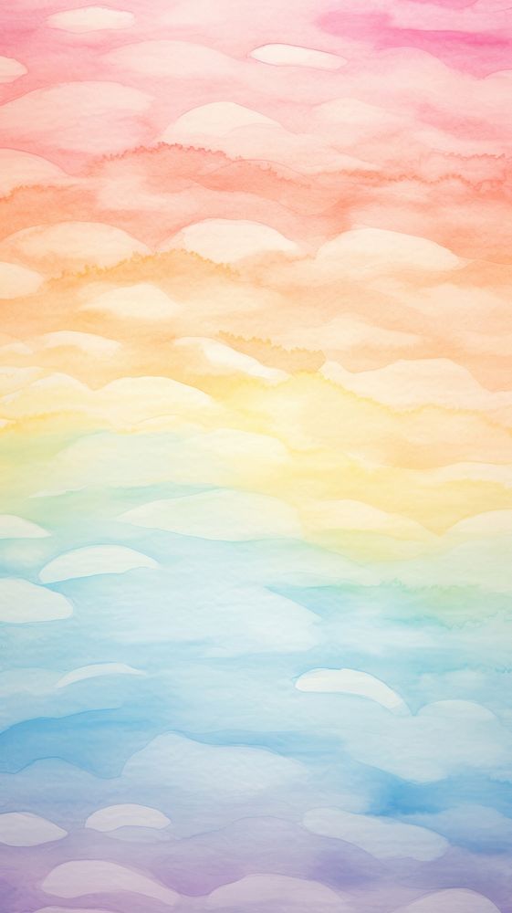 Minimal pastel wallpaper rainbow painting pattern texture.