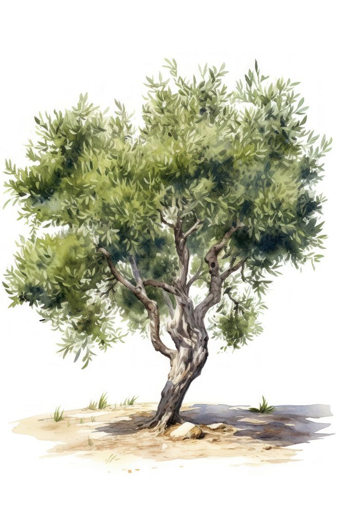 The Olive tree outdoors drawing nature.