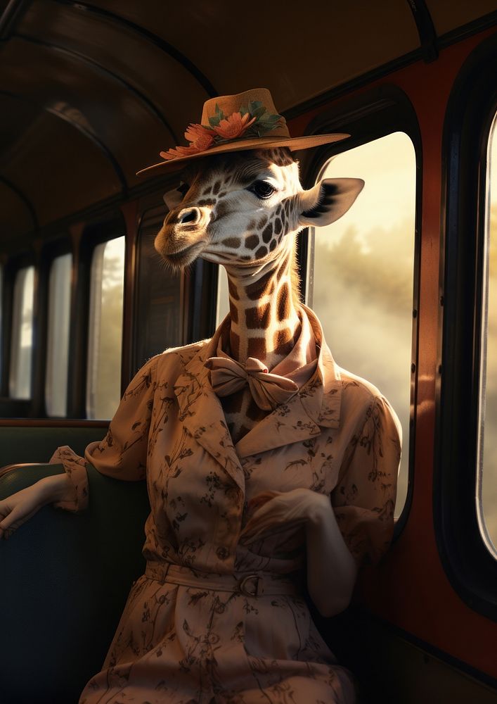 Giraff portrait animal adult.