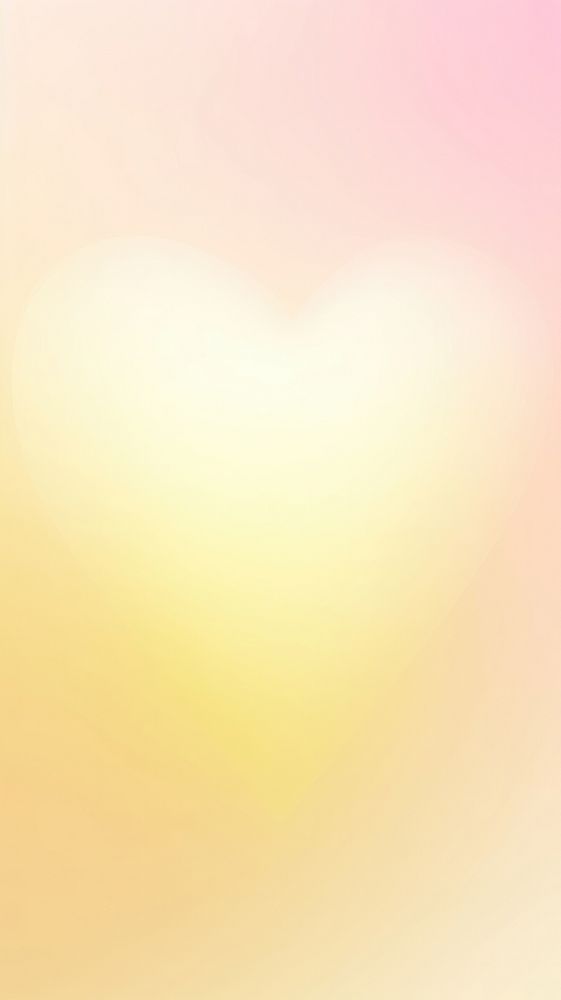 Blurred gradient illustration yellow heart backgrounds pink defocused.