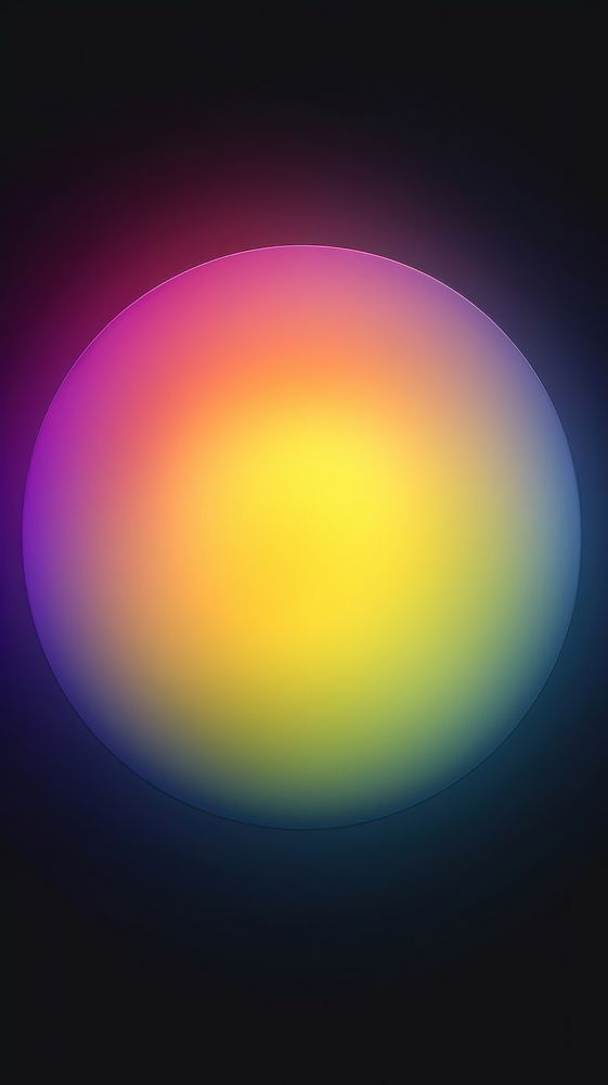 Blurred gradient illustration circle backgrounds rainbow pattern.