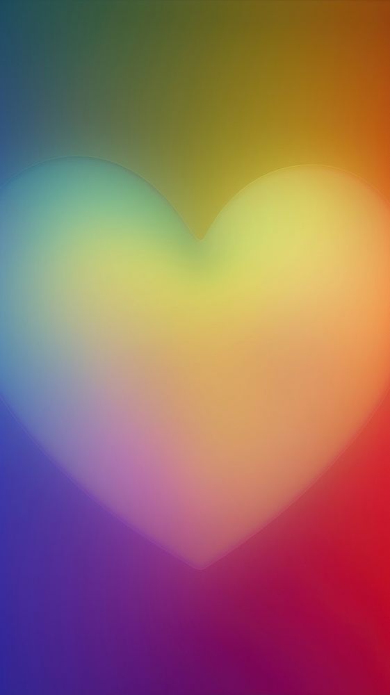 Blurred gradient illustration rainbow hearts backgrounds creativity astronomy.