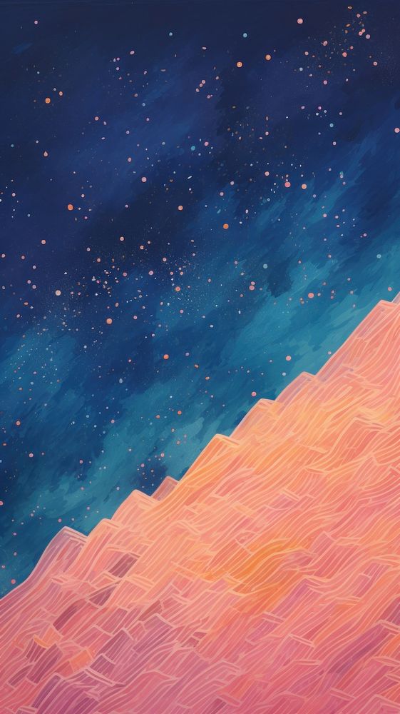 Galaxy outdoors painting pattern.