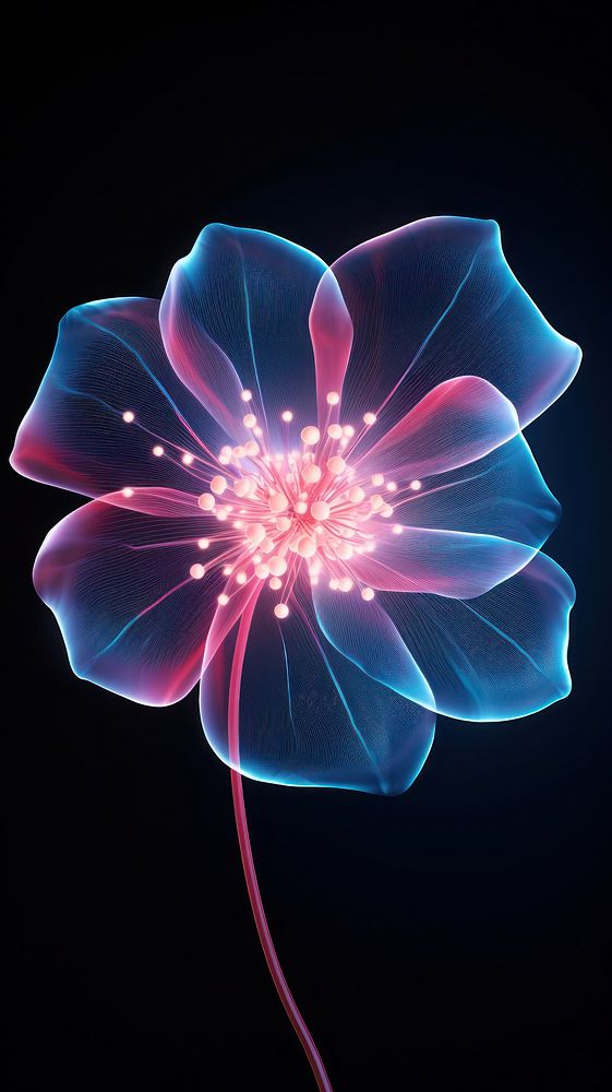 Flower light pattern blossom.