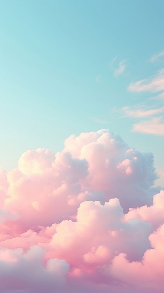 Pastel wallpaper cloud sky outdoors nature.