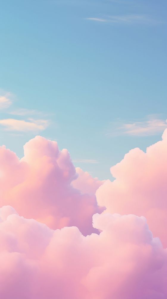 Pastel wallpaper cloud sky outdoors nature.