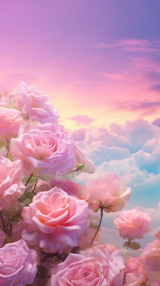 Flower rose sky outdoors.