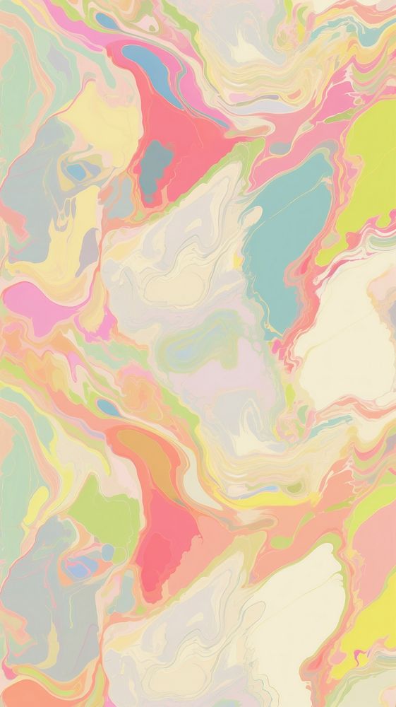 Rainbow pattern marble wallpaper backgrounds abstract vibrant color.
