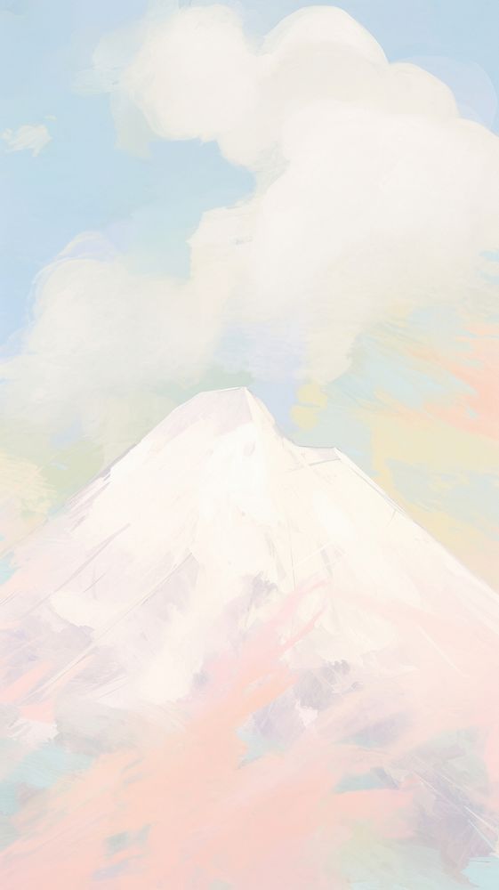 Mountain backgrounds painting outdoors.