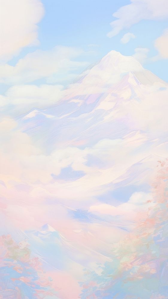 Mountain sky backgrounds outdoors.