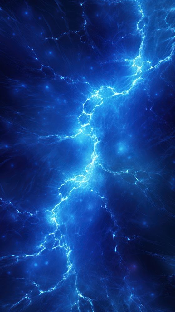 Dark blue background with electric glowing lightning pattern thunderstorm backgrounds.