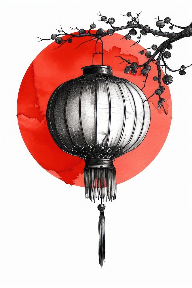 Chinese lantern red architecture celebration.