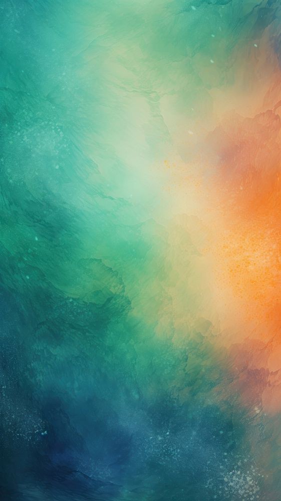 A orange and a green gradient blur background backgrounds textured painting.