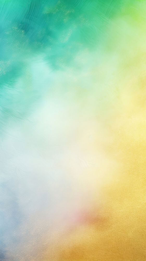 A yellow and a green gradient blur background backgrounds textured outdoors.