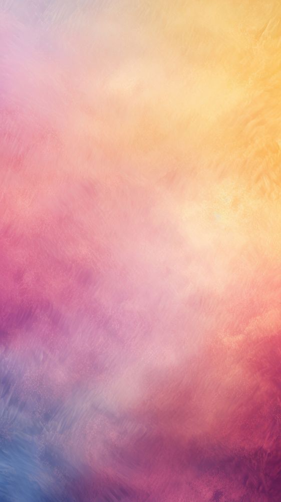 A yellow and a pink gradient blur background backgrounds textured outdoors.