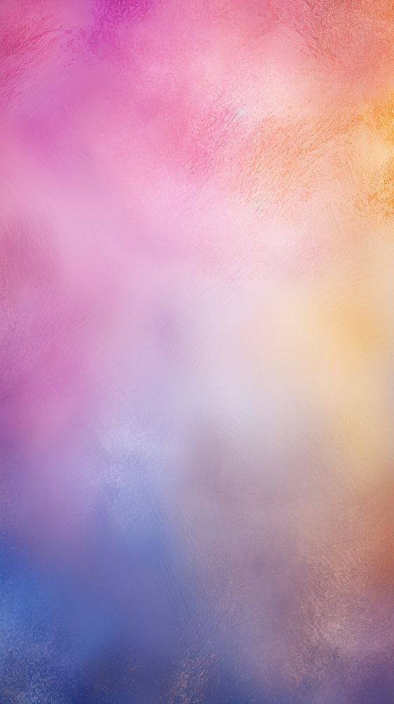 A yellow and a pink gradient blur background backgrounds textured purple.