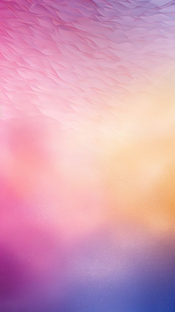 A yellow and a pink gradient blur background backgrounds textured purple.
