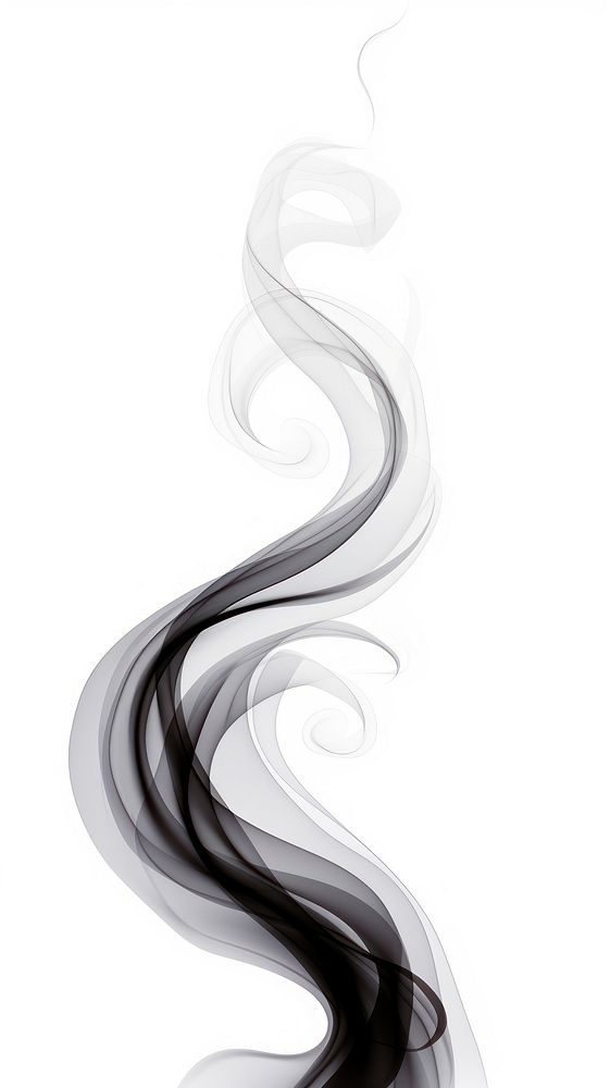 Abstract smoke white white background flowing.
