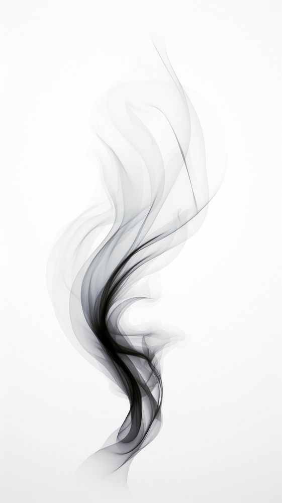 Abstract smoke white black art.