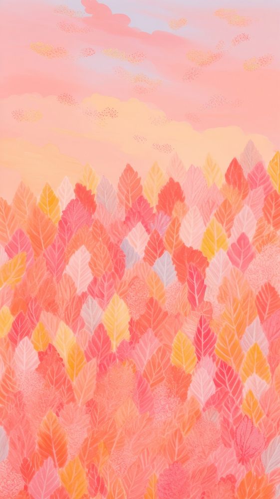 Autumn painting backgrounds pattern.